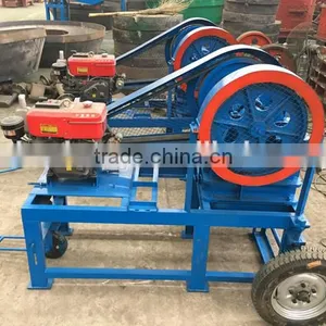Mini Portable Jaw Crusher/ Small Stone Breaking Machine With Lowest Price thumbnail-1