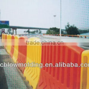 OEM Blow Molding Large Plastic PE PVC Road Barrier ,Traffic Road Block 1.2m Design thumbnail-5