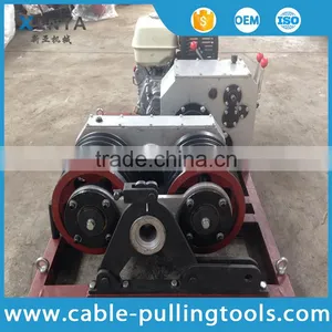 Double Capstan 5T Cable Pulling Winch With Gasoline Engine thumbnail-2