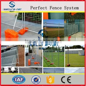 Professional Custom Easily Assembly Construction Hoarding Temp Fence/ Removable Plastic Base Temp Fence Panel thumbnail-4