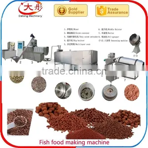 Plastic Floating Fish Food Pellet Production Equipment for Good Supplier thumbnail-1