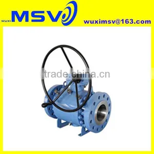 3 pc Forged Steel Welded Connection Trunnion Mounted Ball Valve thumbnail-2