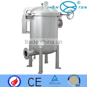 Factory Supply SS304 SS304 Large Capacity Stainless Steel Bag Filter thumbnail-1