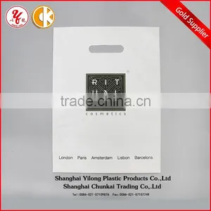 Clear Plastic Shopping Bags Logo Printing Die Cut Bag With Handle,die Cut Handle Plastic Bag thumbnail-1