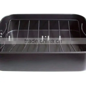 Regular Carbon Steel Roasting Pan With Rack thumbnail-1