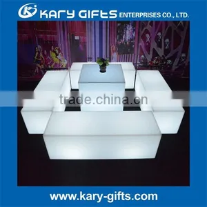 Led Illuminating Table and Chairs Luxury Outdoor Furniture thumbnail-1
