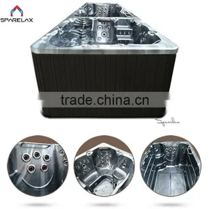 SRP660 Portable Acrylic Tub 8 Adult Swimming Pool With Spa Step thumbnail-5