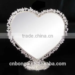 Decorative Silver Plated Metal Framed Mirrors thumbnail-1
