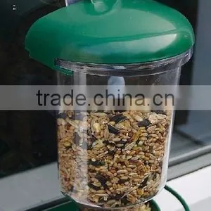 Window Bird Feeder Suction Type - Simple Design Bird Feeder - Backyard Window Mounted thumbnail-1