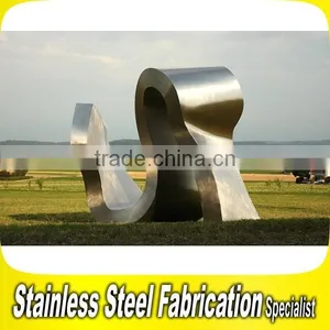 Stainless Steel Sculpture Metal Fish Sculpture Outdoor Sculpture thumbnail-3