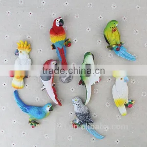 Artificial Polyresin Parrot Lizard Owl Personalized Fridge Magnets thumbnail-2