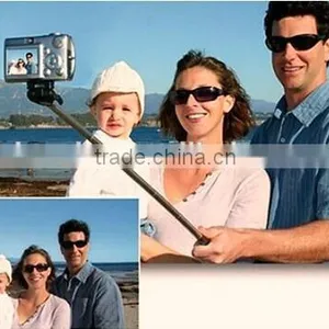 Fashionable Extendable Handheld Bluetooth Monopod Remote Selfie Stick thumbnail-1