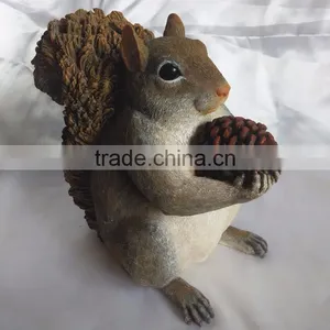 Custom Resin Artificial Squirrel Decoration Manufacturer thumbnail-2