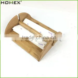 Bamboo Paper Napkin Holder With Removable Bar Homex BSCI/Factory thumbnail-2