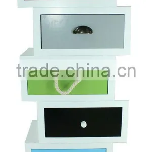 Bedroom Furniture Wooden Storage Chest With Partition Drawers thumbnail-1
