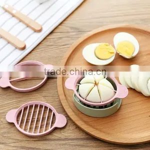 Stock Cheap Multifunctional Plastic Egg Slicer Egg Tools thumbnail-1