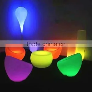 Plastic Materia Leisure Led Restaurant Club Bar Used Led Sofa /comfortable Single Seater Led Chair thumbnail-6