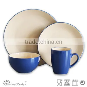 Solid Color Grey Color and White Color Tableware Set thumbnail-1