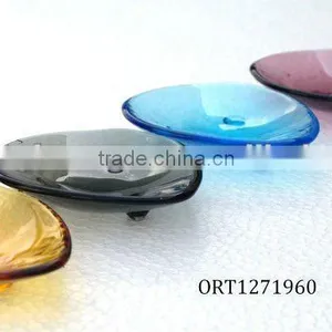 MIn Color Glass Plate With Design thumbnail-1
