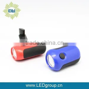 Rotating Charging Crank Dynamo Led Flashlight thumbnail-1