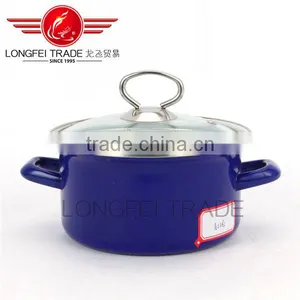 Longfei Persimmon Type Enamel Casserole Set / Cooking Pot thumbnail-1