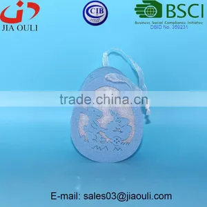 BSCI Audit Factory New Design Easter Decorations With LED Light Non-woven Hanging Eggs Decorations thumbnail-2