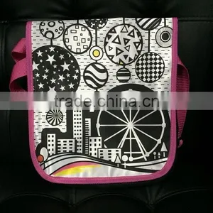 Animation Style DIY Schoolbag Graffiti Bag Children Shoulder Bags thumbnail-3