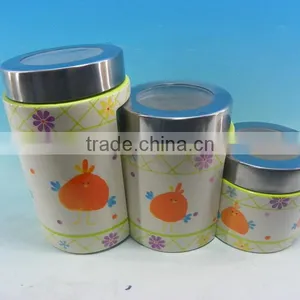3Asst Ceramic Easter Canister thumbnail-1
