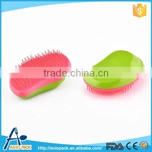Unique Design Colorful Professional Plastic PP Hair Brush for Sale thumbnail-1