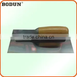 G1013 PT-5719 Stainless Steel Plastering Trowel With Wooden Handle thumbnail-1