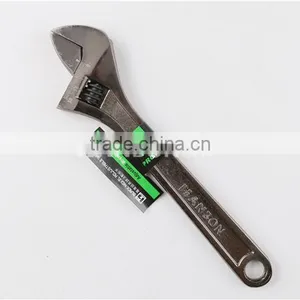 Professional Black Nickel Adjustable Wrench/Spanner thumbnail-2