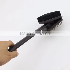 Plastic Handle Two Functions Brush for Barbecue thumbnail-1