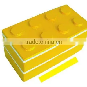 Japanese Food Container Children's Lunch LEGO Type Bento thumbnail-1