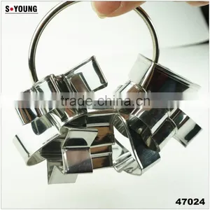 47024 8 Pcs Stainless Steel Cookie Cutter Set thumbnail-2