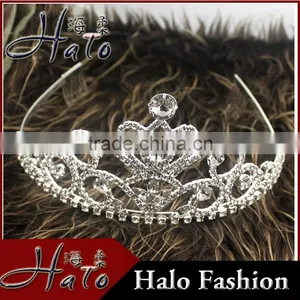 2017 Fashion Silver Wedding Hair Jewelry Bridal Flower Tiaras For Girl Halo H172-076 thumbnail-1