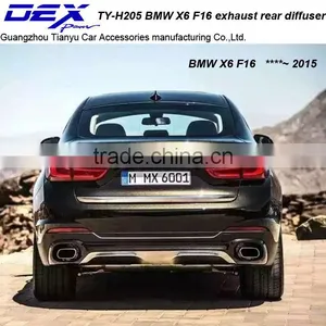 Auto Parts PP Material B~MW X6 F16 Exhaust Rear Diffuser Rear Trims thumbnail-3