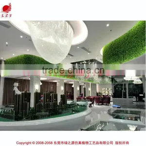 Artificial Indoor Wall Plant Wall Decoration Artificial Grass Wall for Shopping Mall thumbnail-4