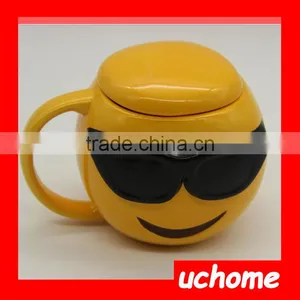 UCHOME Unique Funny Ceramic Emoji Mug,Emoji Cups thumbnail-5