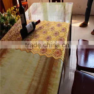 50CM Wide Rollinng Lace Table Cloth PVC Cover thumbnail-5