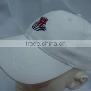 2016 White Fabric Baseball Hat and Cap With Metal Buckle thumbnail-1