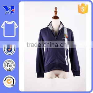 Fleece Textile Foil Printing Polo Neckline Cozy Sport Coat thumbnail-1