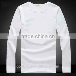 Customized Manufactorying 100% Cotton Long-sleeve T Shirt for Man thumbnail-2