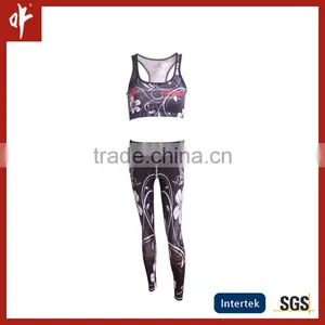 Custom Lycra Fabric for Gym Wear Fitness Clothing Sports Bra thumbnail-3