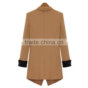 2015 New Model Ladies Elegant Good Quality Classic Look Office Wear Workwear Jacket With Half Sleeve thumbnail-3
