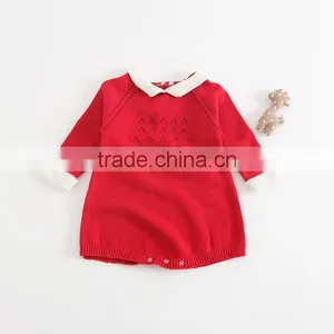 Sweet Toddler Girl Boutique Outfits Crochet Patterns Baby Romper thumbnail-4