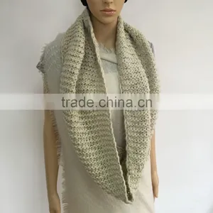 Winter Fashion Warp Knit Loop Scarf thumbnail-3