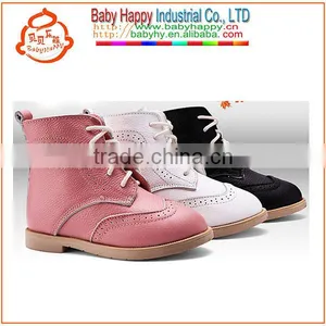 Winter Kids Shoes Safety Soft Sole Leather Kids Boots thumbnail-1