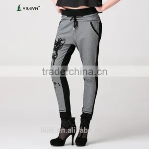 Animal Pattern Printed Harem Women Hip Hop Pants With Side Pockets thumbnail-1