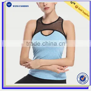 Hot Sale Bodybuilding Training Singlet Tank Top Fitness Women Sport Crop Tops thumbnail-1