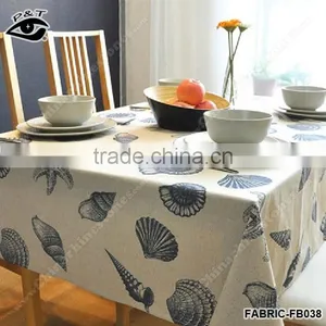 140cm Vintage Canvas Textile Cotton Linen Fabric for Table Cloth Curtain Household thumbnail-1